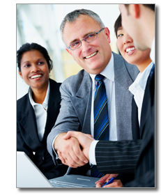 Business handshake